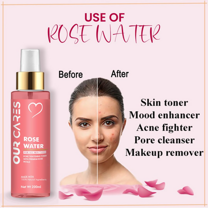 Our Cares Rose Water Toner - Distacart