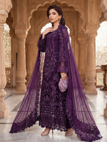 Thumbnail for Teeya Creation Womens New Georgette Silk With Heavy Embroiedery With Sequence Work Kurta Set - Dista