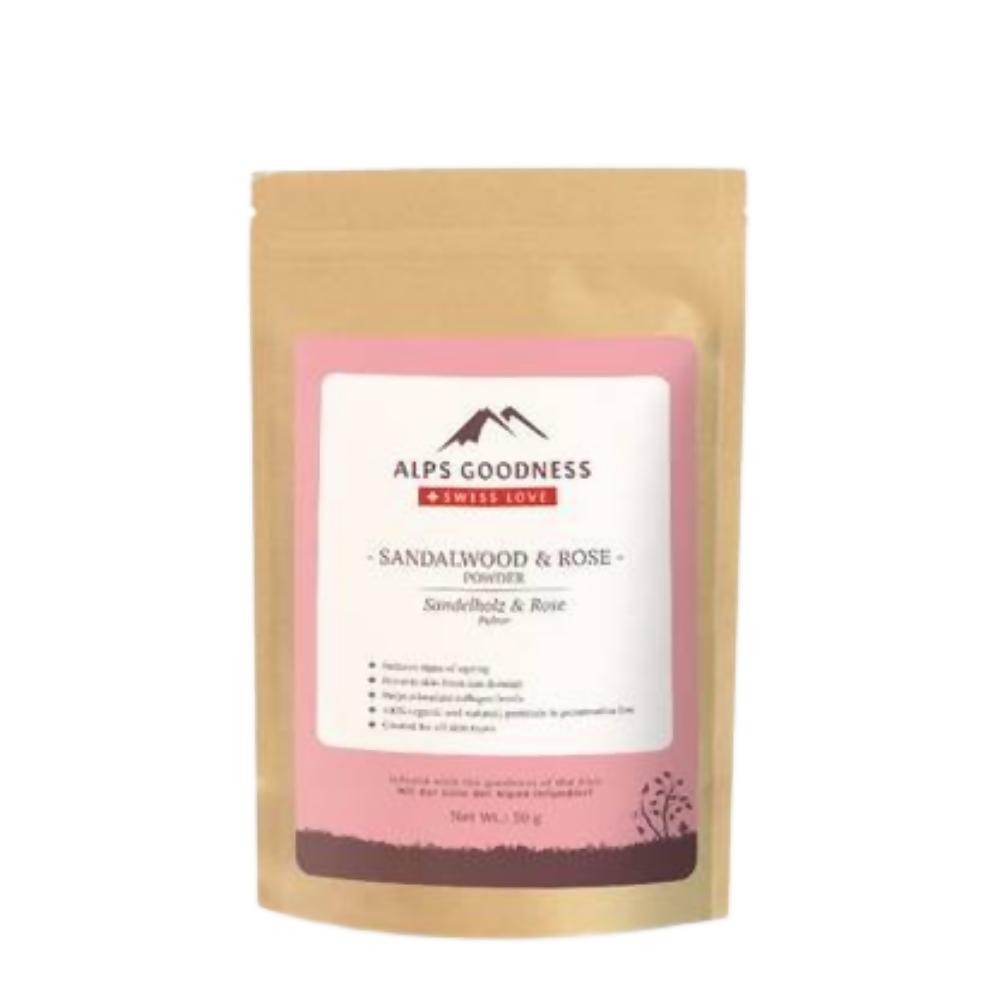 Alps Goodness Sandalwood & Rose Powder