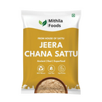 Thumbnail for Mithila Foods Bihari Jeera Chana Sattu (Roasted Gram Chana Flour with Powdered Cumin) - Distacart