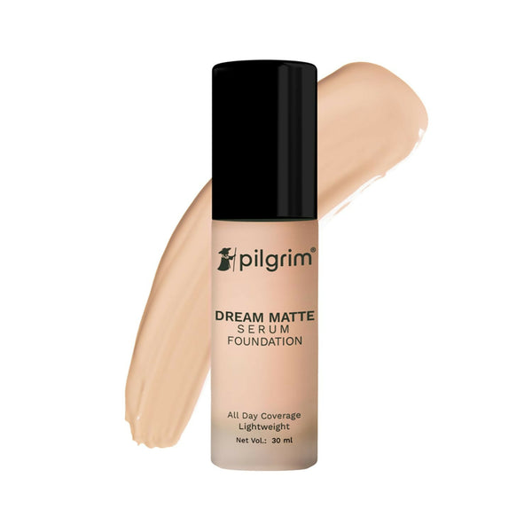 Pilgrim Dream Matte Serum Foundation With Matte & Poreless All Day Coverage Lightweight - Classic Nude - Distacart