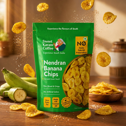 Sweet Karam Coffee Nendran Banana Chips - Dista