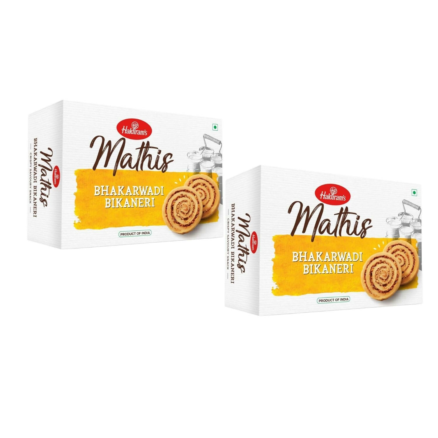 Haldiram's Bikaneri Bhakarwadi Mathis Indian Tea Time Crunchy Party Snack