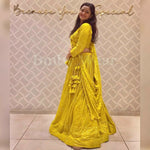 Thumbnail for Jyoti Fashion Women's Yellow Faux Georgette 3MM Sequins Embroidered Designer Lehenga Choli Set - Distacart