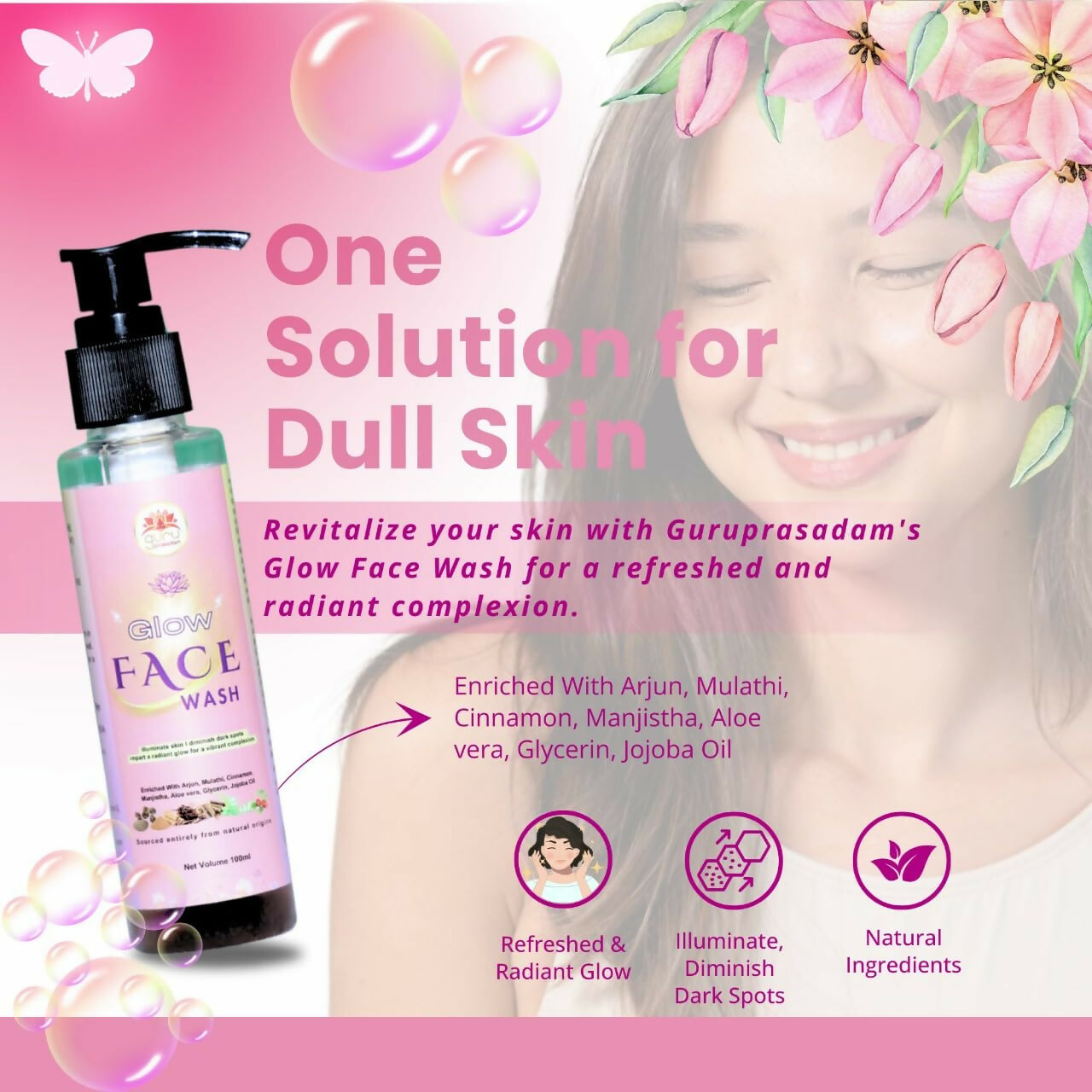 Guru Prasadam Glow Face Wash - Distacart