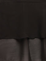Thumbnail for Ahalyaa Women's Black Net Glitter Print Top Skirt Set With Dupatta