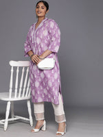 Thumbnail for Sztori Ethnic Motifs Printed Regular Cotton Straight Kurta - Distacart