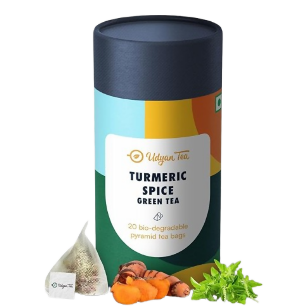 Udyan Tea Turmeric Spice Green Tea - Dista