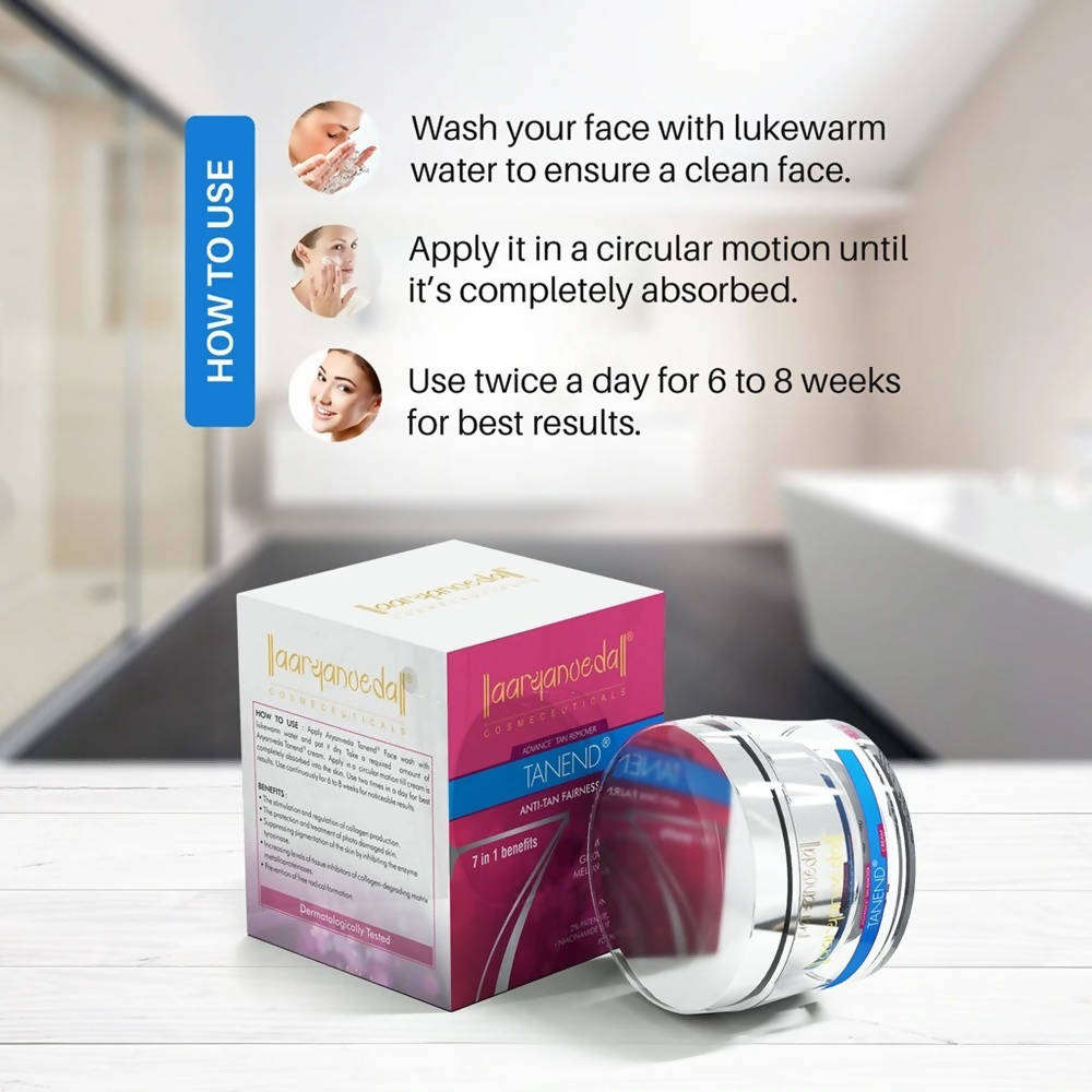 Aaryanveda Tanend Advance Tan Remover Cream