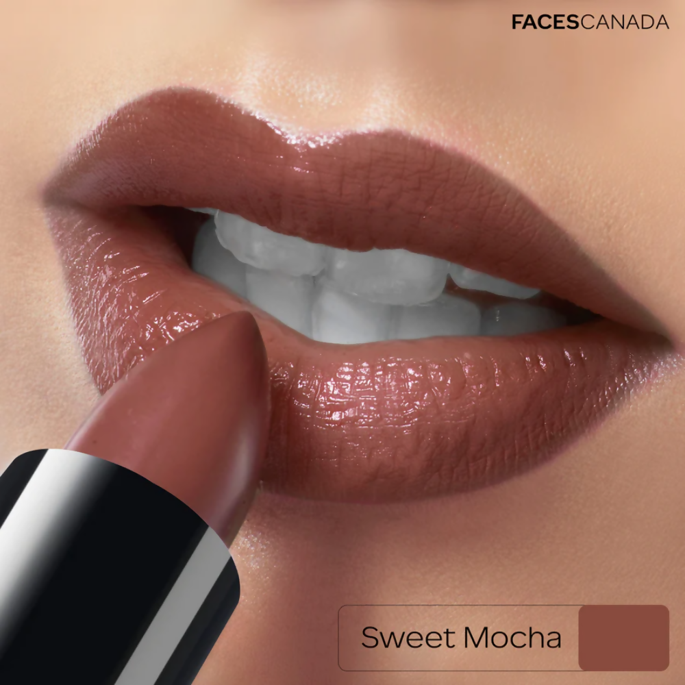 Faces Canada Creme Finish Lipstick - Sweet Mocha 22 - Distacart