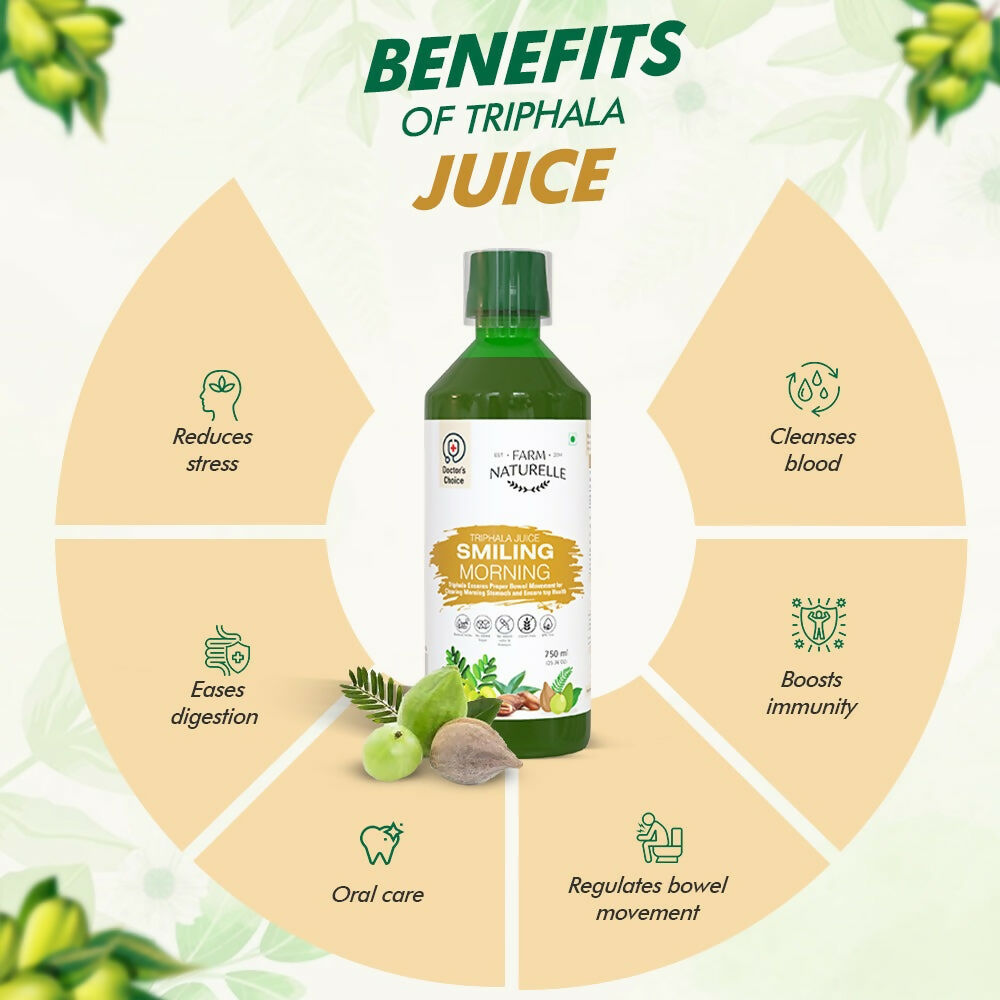 Farm Naturelle Triphala Juice - Herbal Digestive Tonic - Distacart