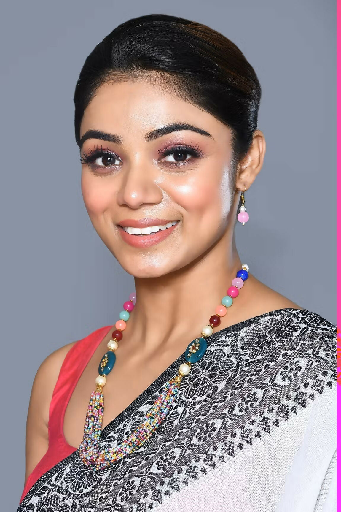 Joban Fashion Women Multi Mala Necklace Set With Earrings