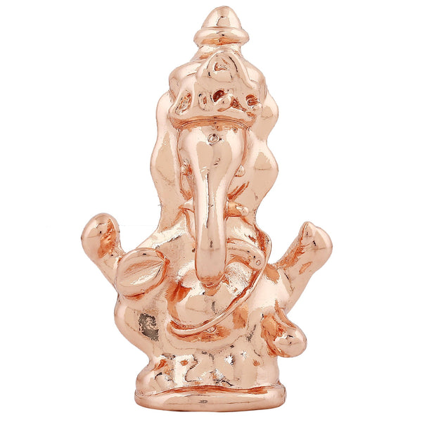 Estele Pink/Rose Gold-Polished Spiritual Lord Ganesha Idol for Gifts & HouseWarming/Home/Office Decors - Distacart