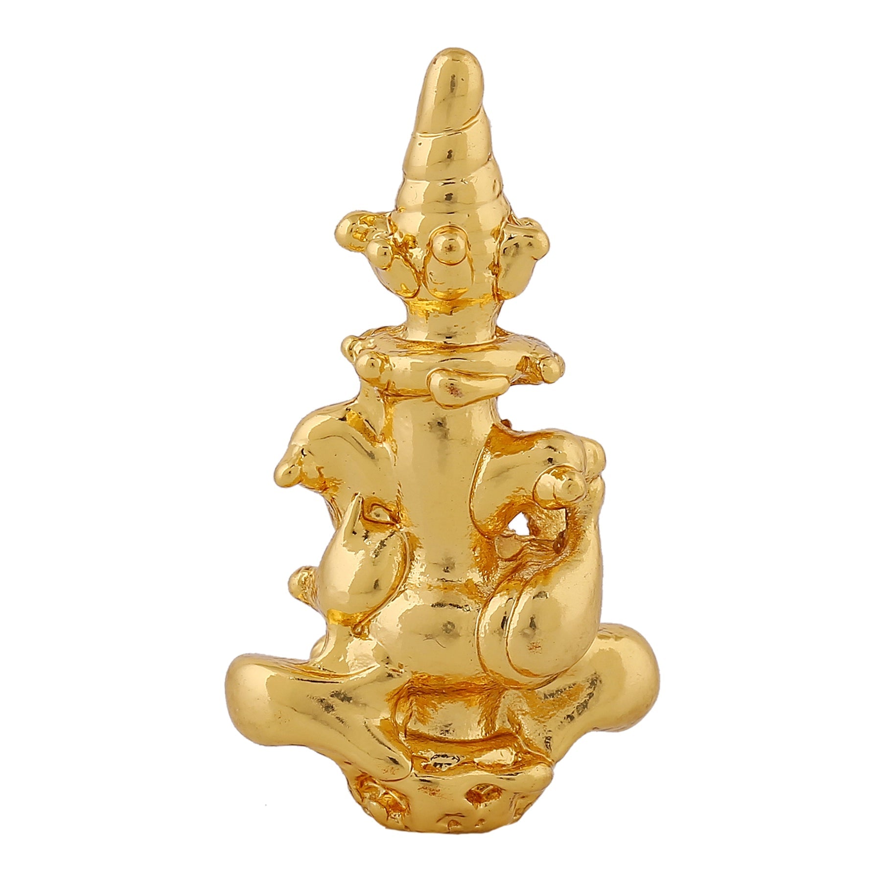 Estele Gold-Polished Spiritual Lord Divine Ganesha Idol for Gifts & HouseWarming/Home/Office Decors - Distacart