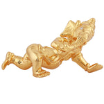 Thumbnail for Estele Gold-Polished Spiritual Lord Bal Ganesha Idol for Gifts & HouseWarming/Home/Office Decors - Distacart