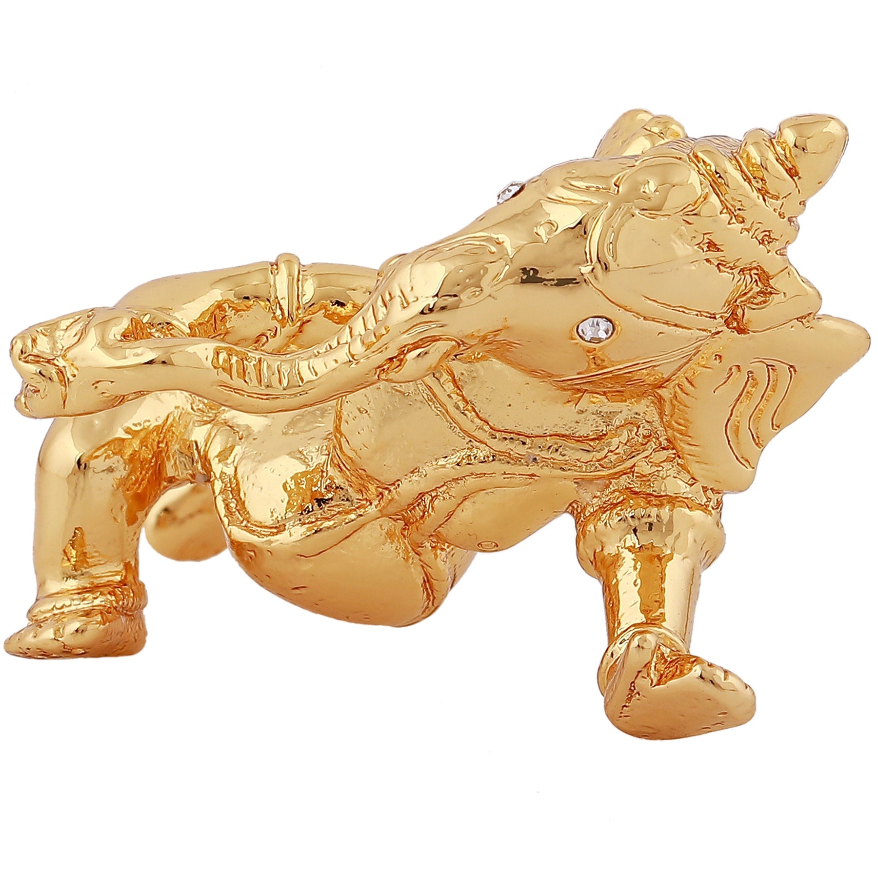 Estele Gold-Polished Spiritual Lord Bal Ganesha Idol for Gifts & HouseWarming/Home/Office Decors - Distacart