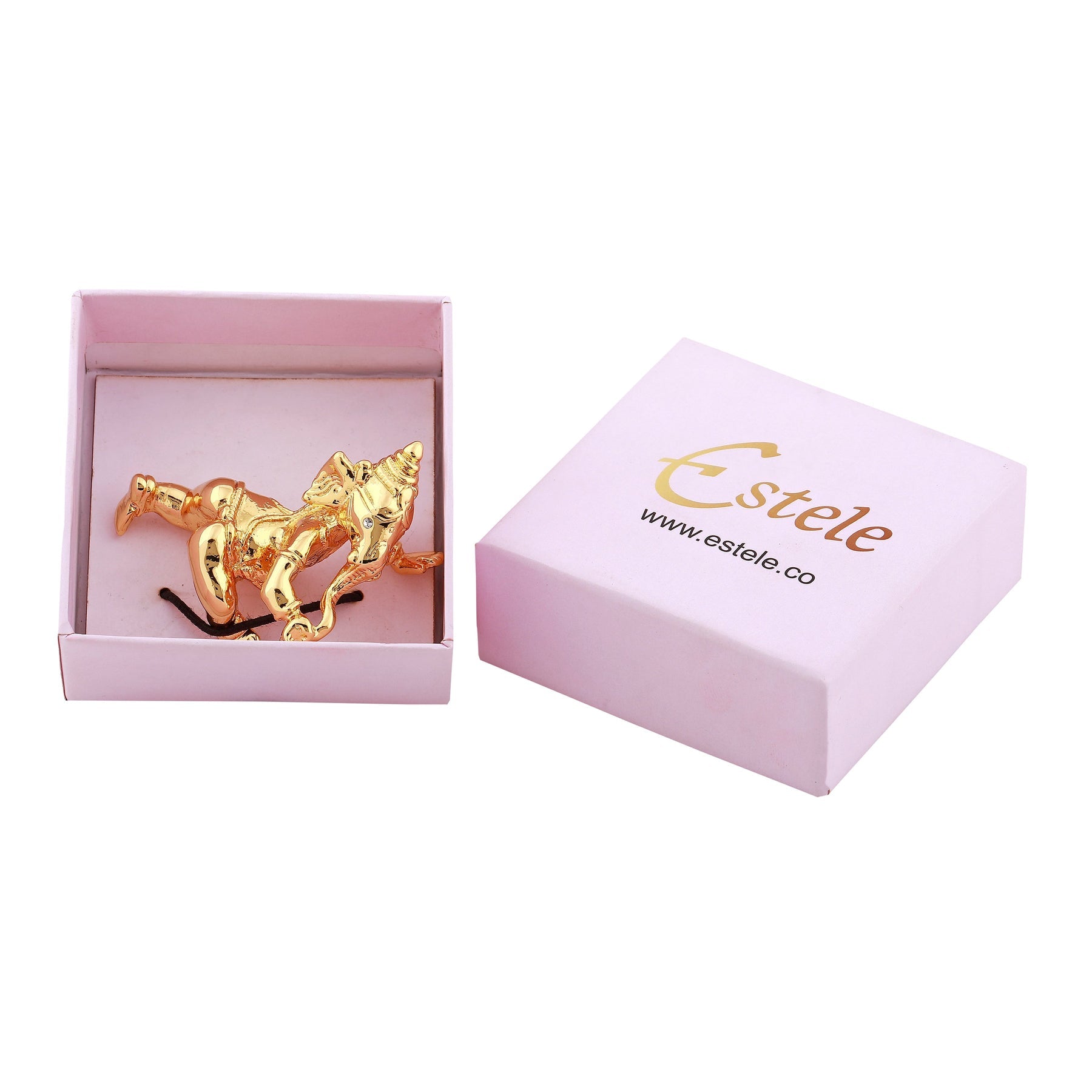 Estele Gold-Polished Spiritual Lord Bal Ganesha Idol for Gifts & HouseWarming/Home/Office Decors - Distacart