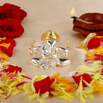 Thumbnail for Estele Gold-Polished Spiritual Lord Bal Ganesha Idol for Gifts & HouseWarming/Home/Office Decors - Distacart
