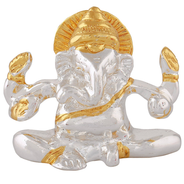 Estele Gold-Polished Spiritual Lord Bal Ganesha Idol for Gifts & HouseWarming/Home/Office Decors - Distacart