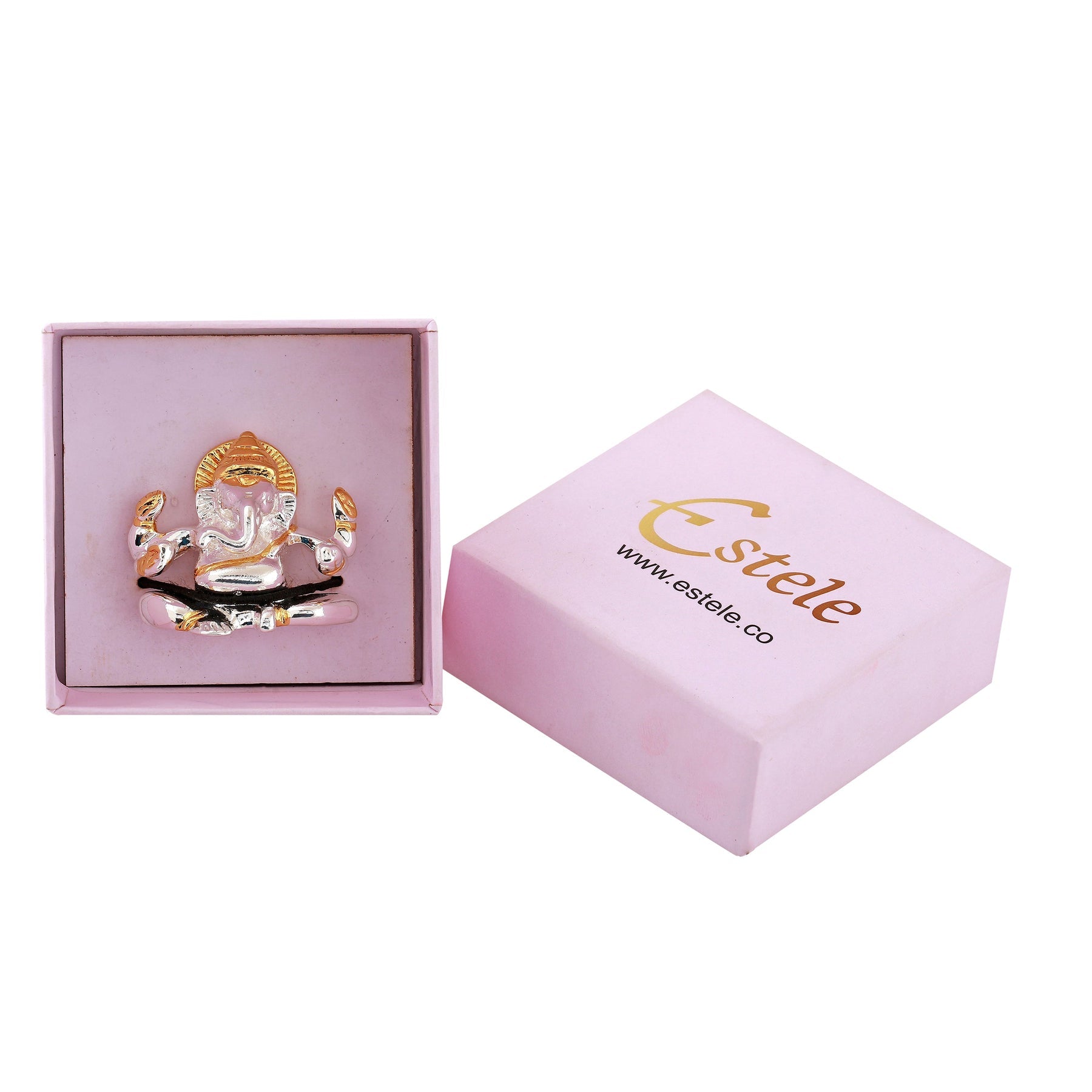 Estele Gold-Polished Spiritual Lord Bal Ganesha Idol for Gifts & HouseWarming/Home/Office Decors - Distacart