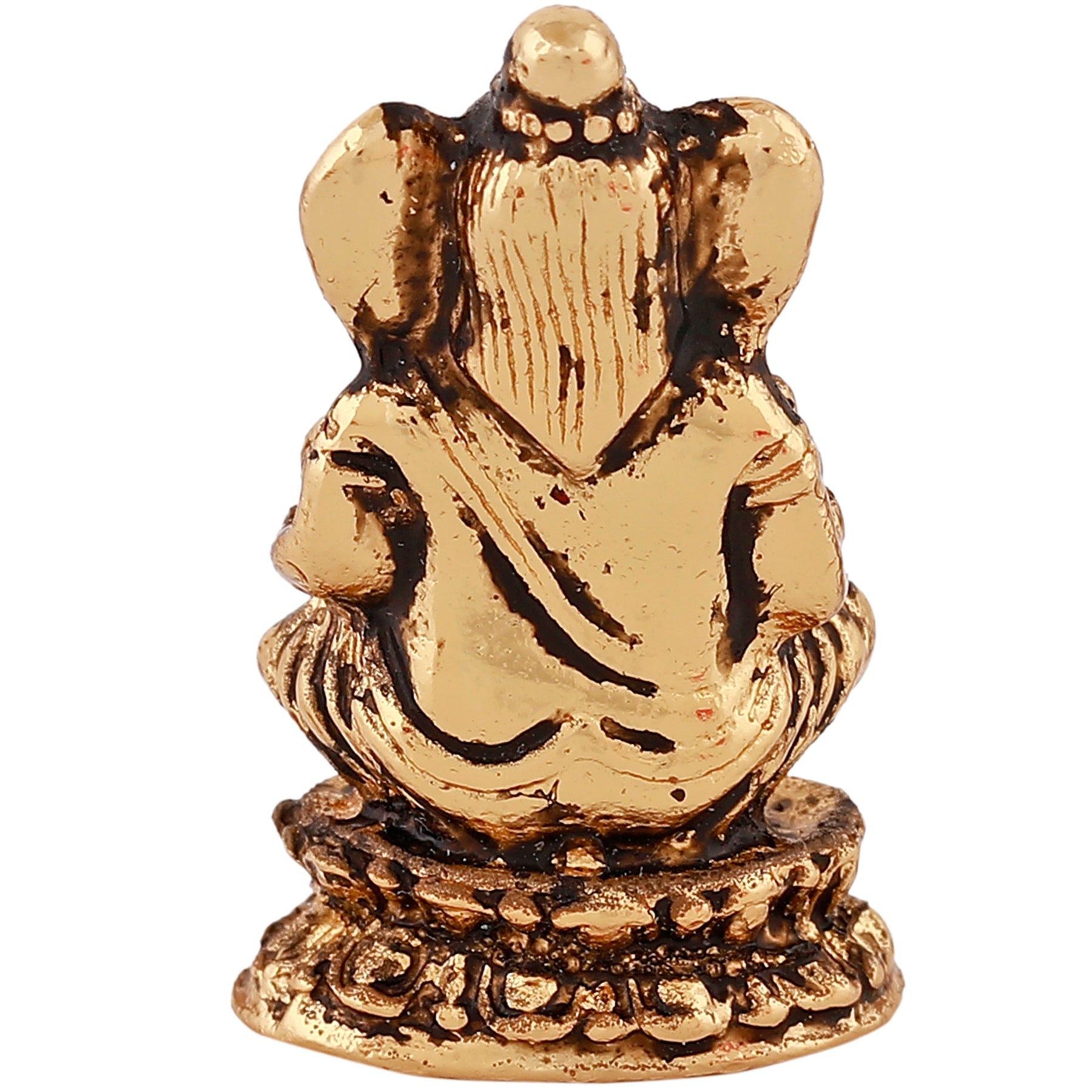 Estele Gold-Polished Spiritual Lord Ganesha Idol for Gifts & HouseWarming/Home/Office Decors - Distacart