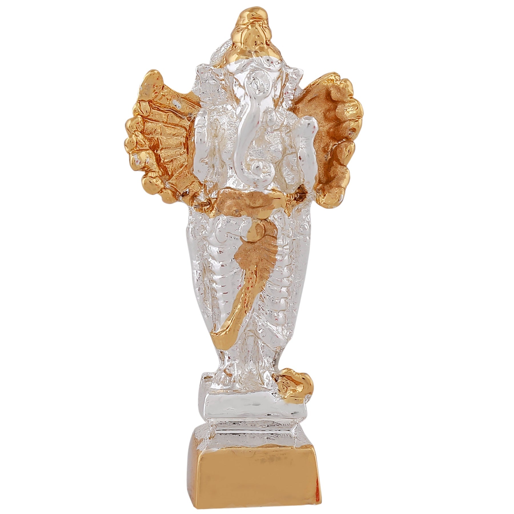 Estele Gold-Polished Spiritual Lord Standing Ganesha Idol for Gifts & HouseWarming/Home/Office Decors - Distacart