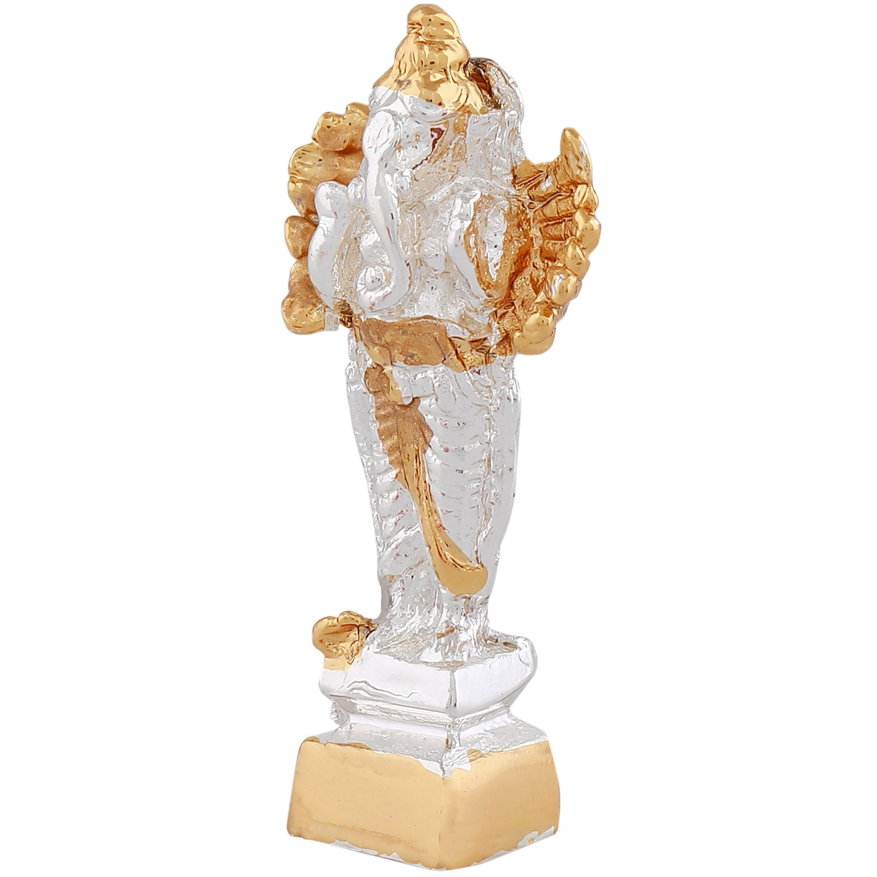 Estele Gold-Polished Spiritual Lord Standing Ganesha Idol for Gifts & HouseWarming/Home/Office Decors - Distacart