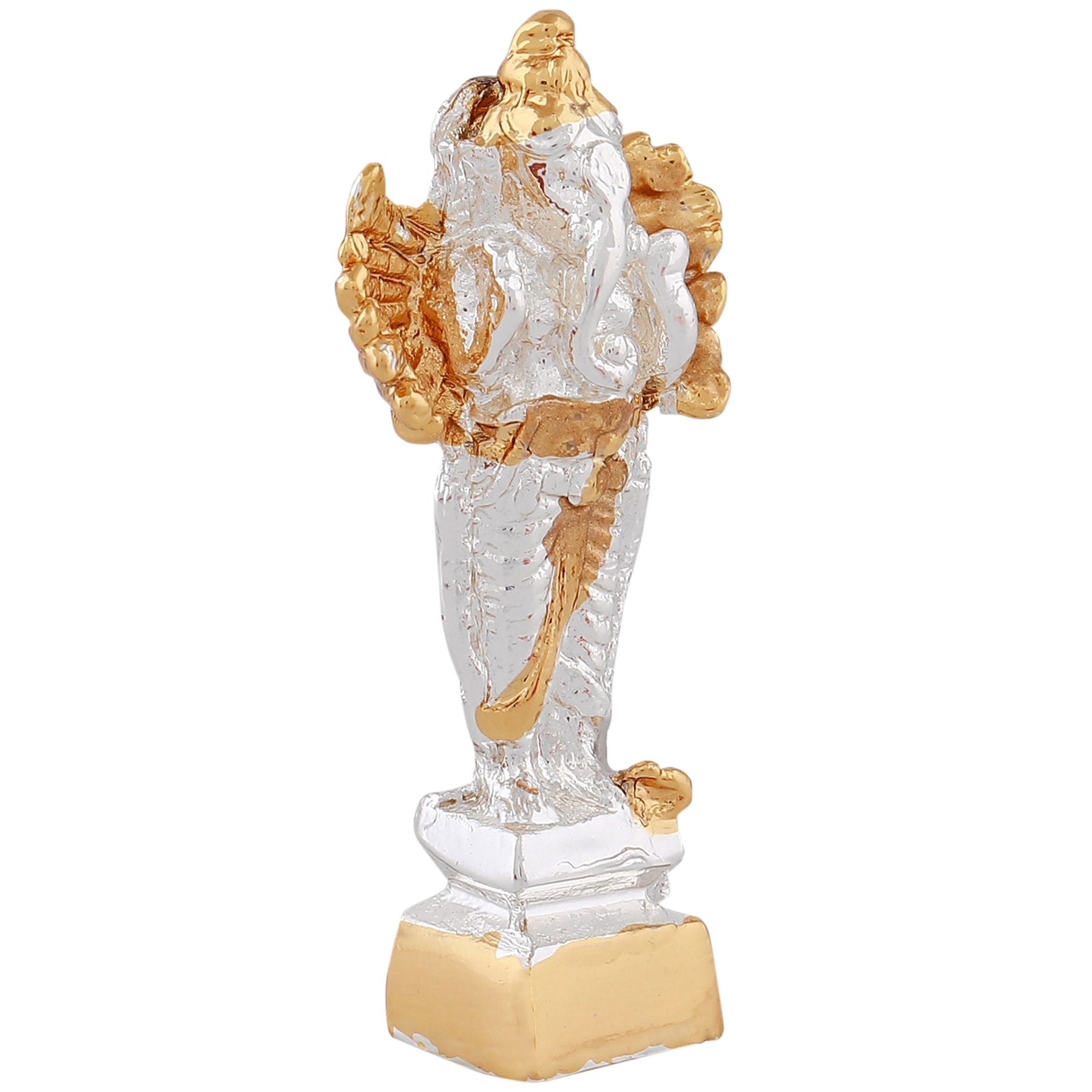 Estele Gold-Polished Spiritual Lord Standing Ganesha Idol for Gifts & HouseWarming/Home/Office Decors - Distacart