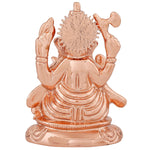 Thumbnail for Estele Pink/Rose Gold-Polished Spiritual Ganesha Idol for Poja/Car decor - Distacart