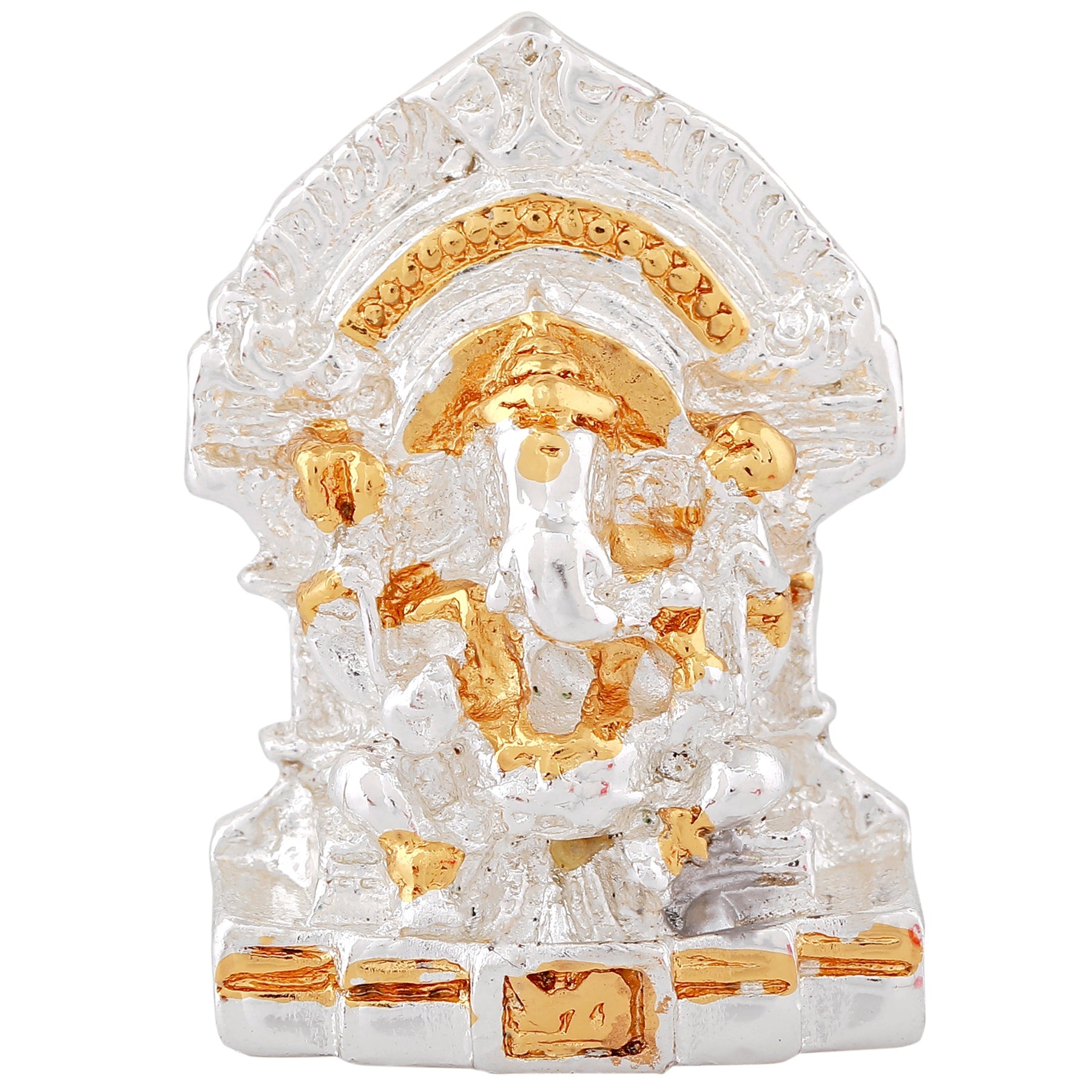 Estele Gold-Polished Religious Lord Ganesha Idol for Gifts & HouseWarming/Home/Office Decors - Distacart