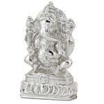 Thumbnail for Estele Rhodium Plated Spiritual Lord Ganesha Idol for Gifts & HouseWarming/Home/Office Decors