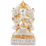 Thumbnail for Estele Gold-Polished Spiritual Lord Ganesha Idol for Gifts & HouseWarming/Home/Office Decors - Distacart