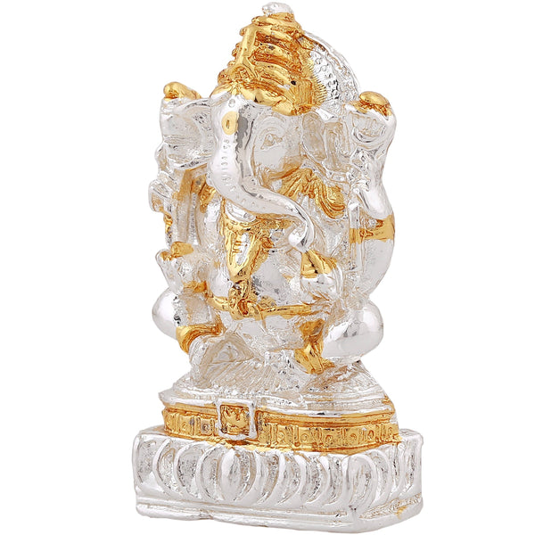Estele Gold-Polished Spiritual Lord Ganesha Idol for Gifts & HouseWarming/Home/Office Decors - Distacart