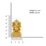 Thumbnail for Estele Gold-Polished Spiritual Lord Ganesha Idol for Gifts & HouseWarming/Home/Office Decors - Distacart