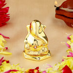 Thumbnail for Estele Gold-Polished God of beginnings Lord Ganesha Idol for Gifts & HouseWarming/Home/Office Decors