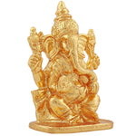 Thumbnail for Estele Gold-Polished Spiritual Lord Ganesha Idol for Gifts & HouseWarming/Home/Office Decors - Distacart