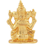 Thumbnail for Estele Gold-Polished Spiritual Lord Ganesha Idol for Gifts & HouseWarming/Home/Office Decors - Distacart