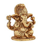 Thumbnail for Estele Gold-Polished Spiritual Lord Ganesha Idol for Gifts & HouseWarming/Home/Office Decors - Distacart