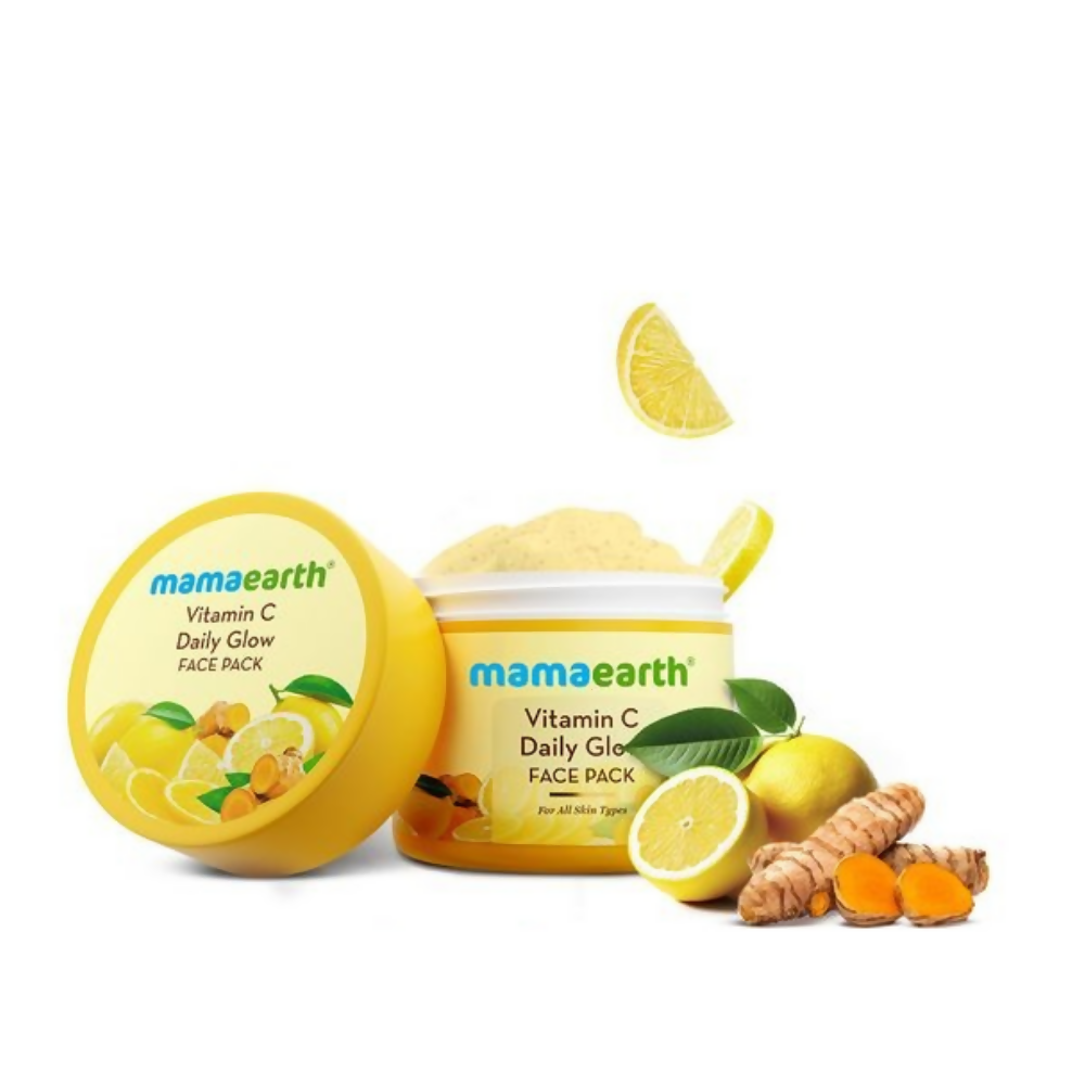 Mamaearth Vitamin C Daily Glow Face Pack with Vitamin C & Turmeric - Distacart