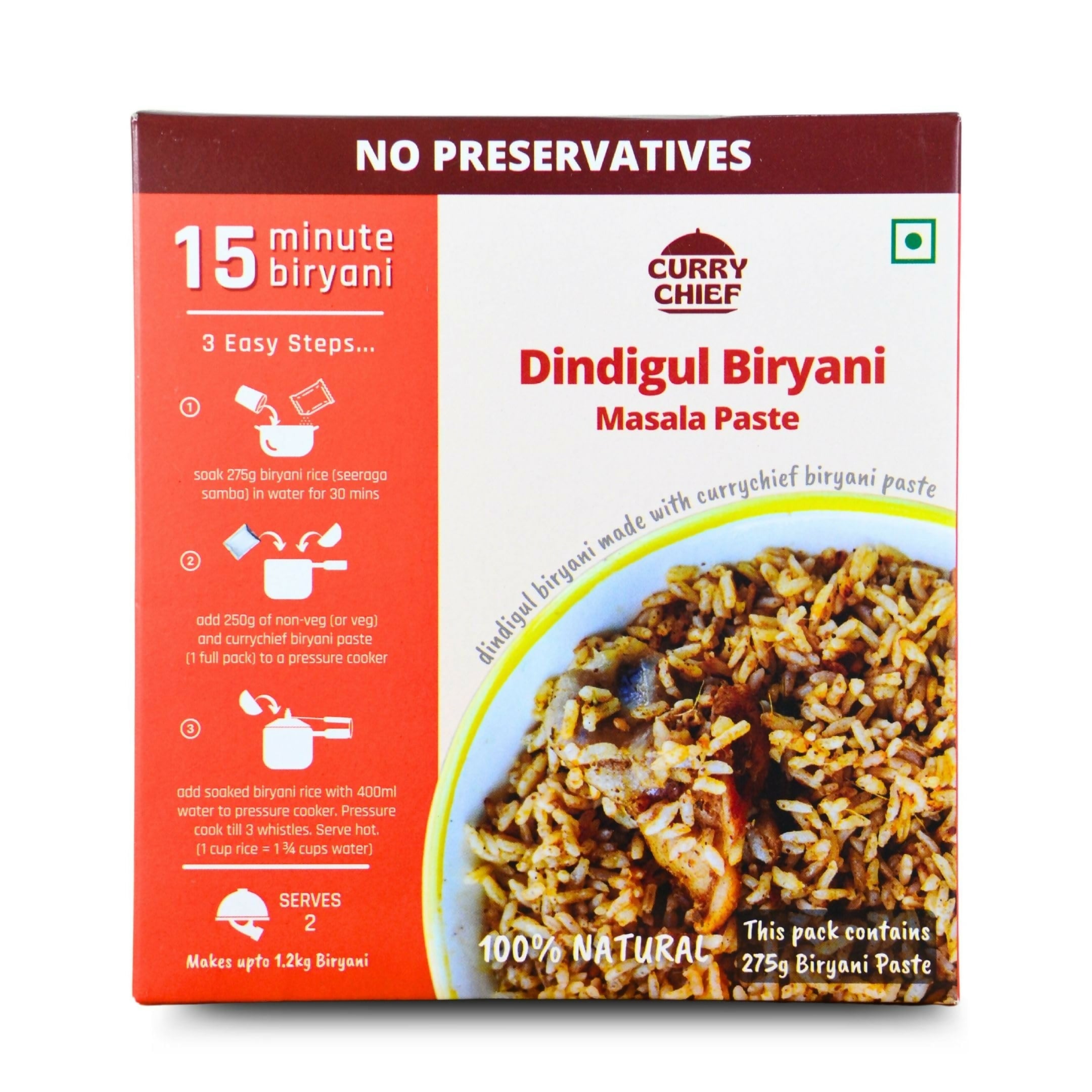 CurryChief Dindigul Biryani Paste - Distacart