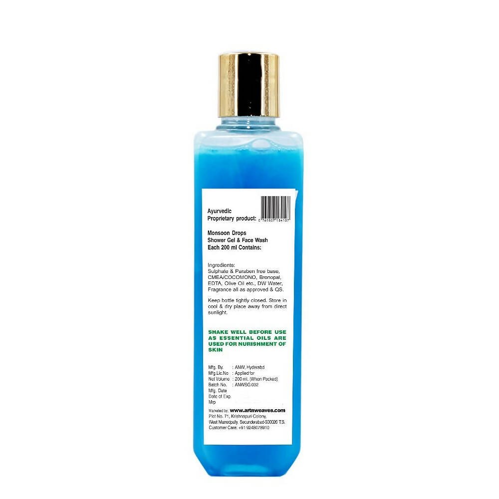 artNweaves Monsoon Drops Shower Gel & Face Wash - Distacart