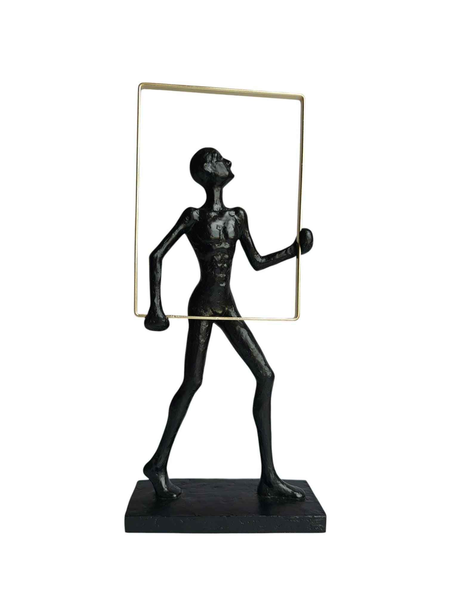 Sun Mun Decors Abstract Man Frame Black