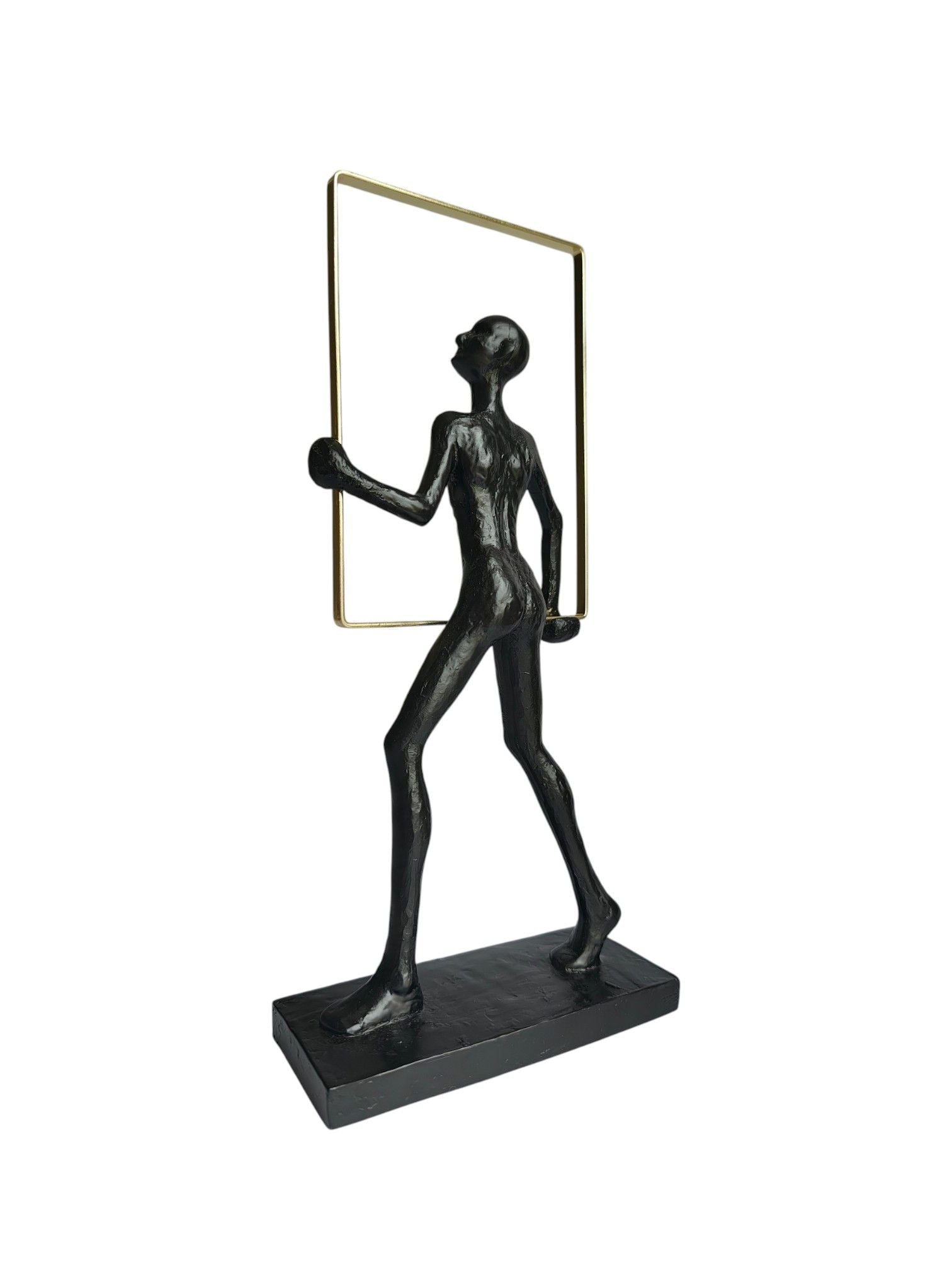 Sun Mun Decors Abstract Man Frame Black