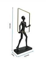 Thumbnail for Sun Mun Decors Abstract Man Frame Black