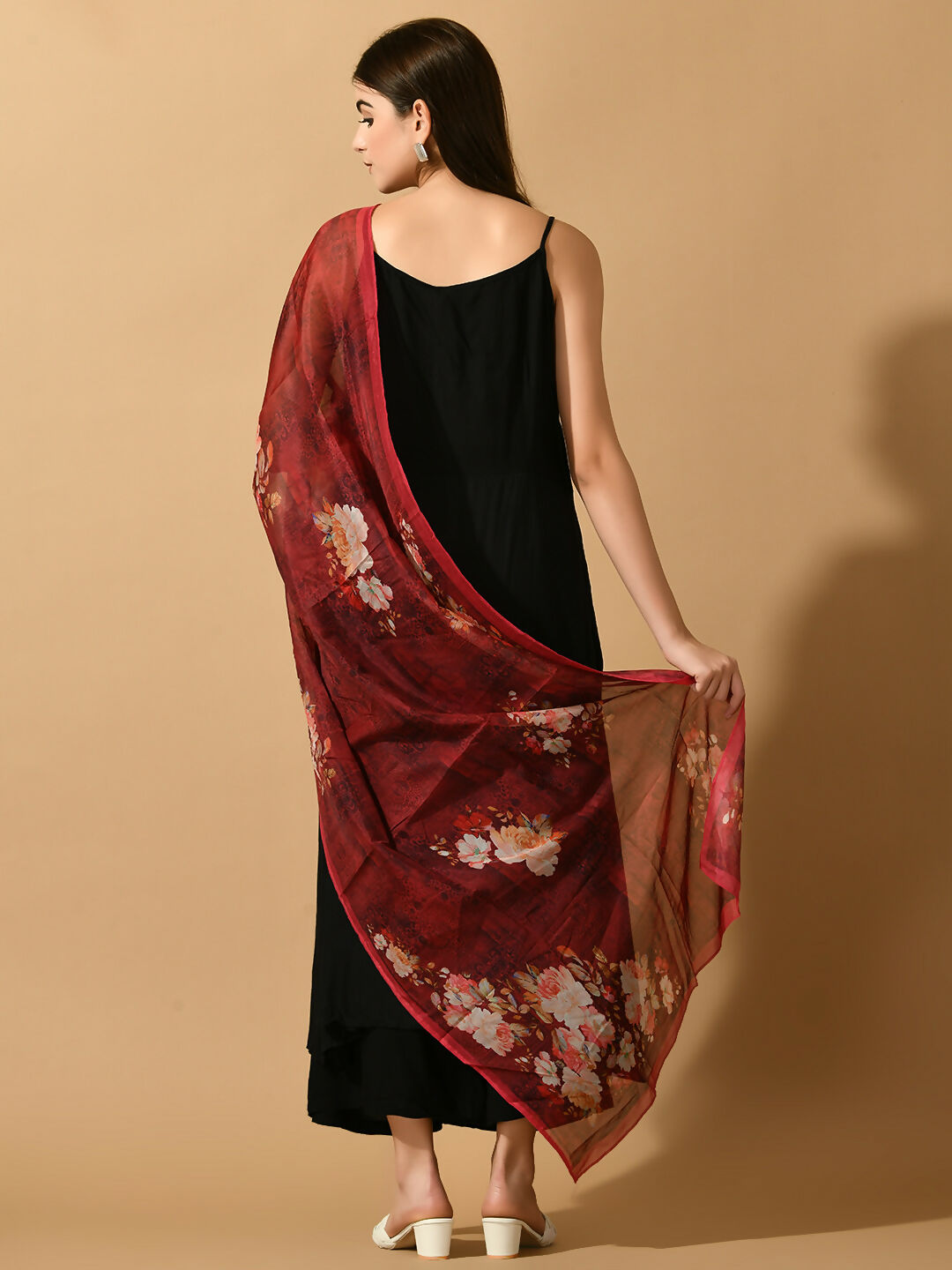 Myshka Women's Black Solid Party Kurta Sets - Distacart