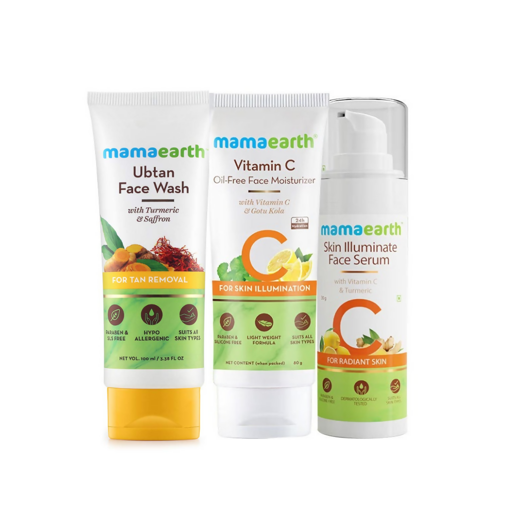 Mamaearth CSM (Cleanser, Serum, Moisturizer) Combo - Distacart
