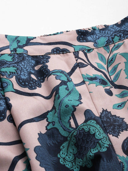 Ahalyaa Women's Traditional Wear Co-ods - Tan - Distacart