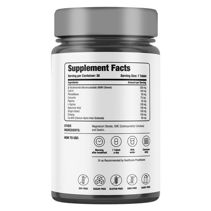 Decode Age LongeVit Supplement | Graceful Ageing Tablets - Distacart