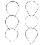 Thumbnail for Bronson Professional Metal Hair Band Set - Black - Dista