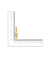 Thumbnail for Ruby Raang Gold Dangler Earrings